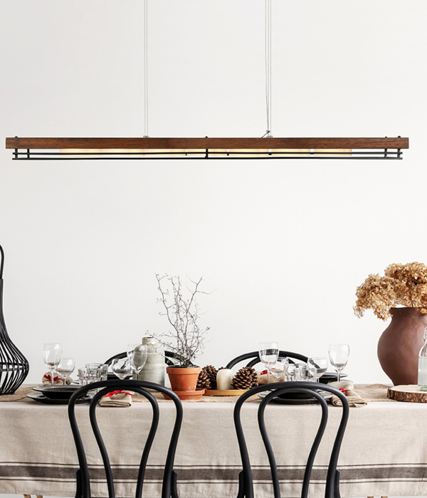 찰스 원목 국산 식탁전등 LED식탁등