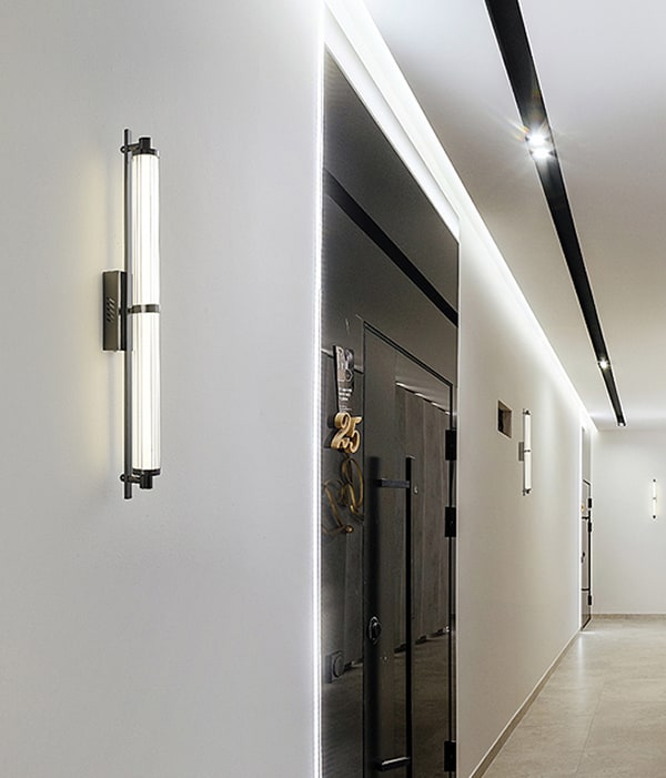 라포스 LED 벽조명 400 10W, 700 20W (골드, 흑도금)